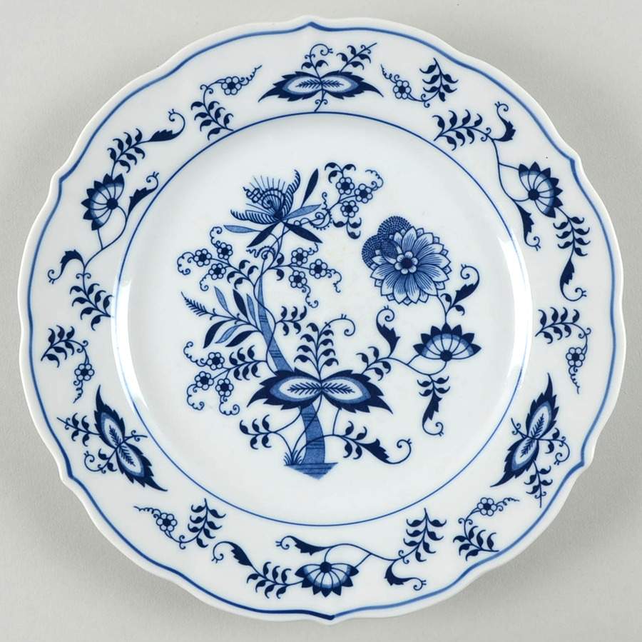 Blue Danube (2001 Anniversary Stamp) Salad Plate by Blue Danube (Japan)-1