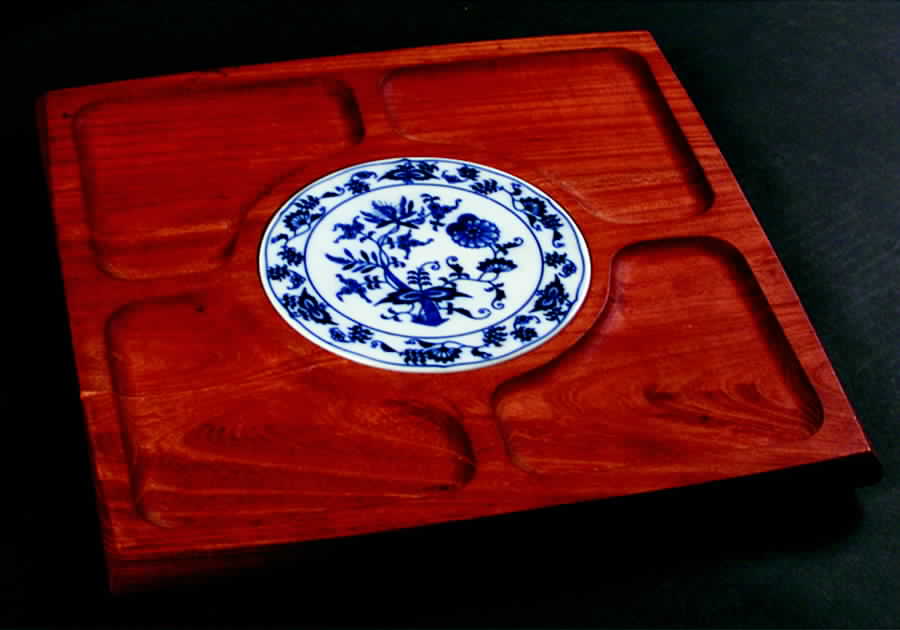 Blue Danube (2001 Anniversary Stamp) Cheese and Cracker Board by Blue Danube (Japan)-1