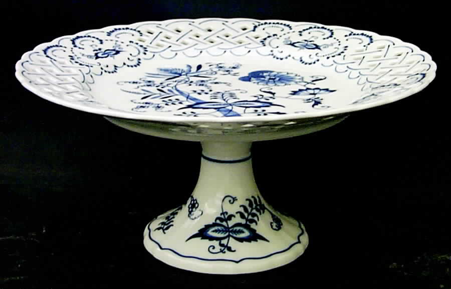 Blue Danube (2001 Anniversary Stamp) Round Compote (Height X Width) by Blue Danube (Japan)-1
