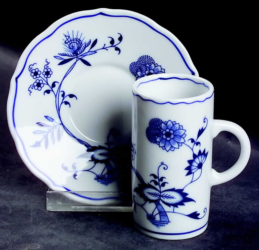 Blue Danube (2001 Anniversary Stamp) Irish Coffee Cup and Saucer Set by Blue Danube (Japan)-1