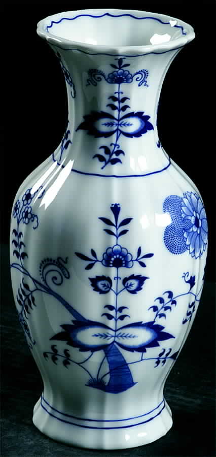 Blue Danube (2001 Anniversary Stamp) 10" Vase by Blue Danube (Japan)-1