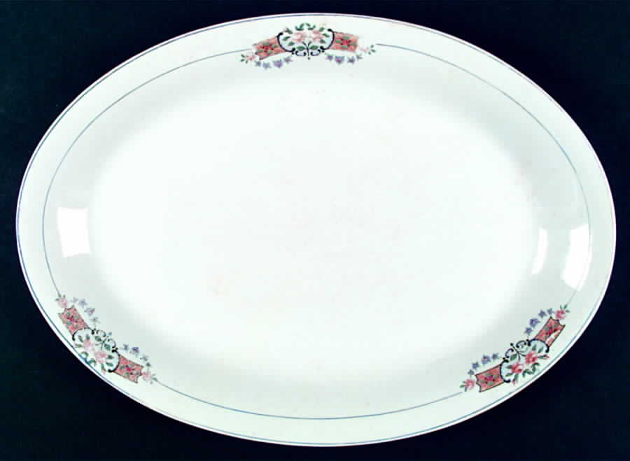 BEN2 15" Oval Serving Platter by Bennett Potteries-1