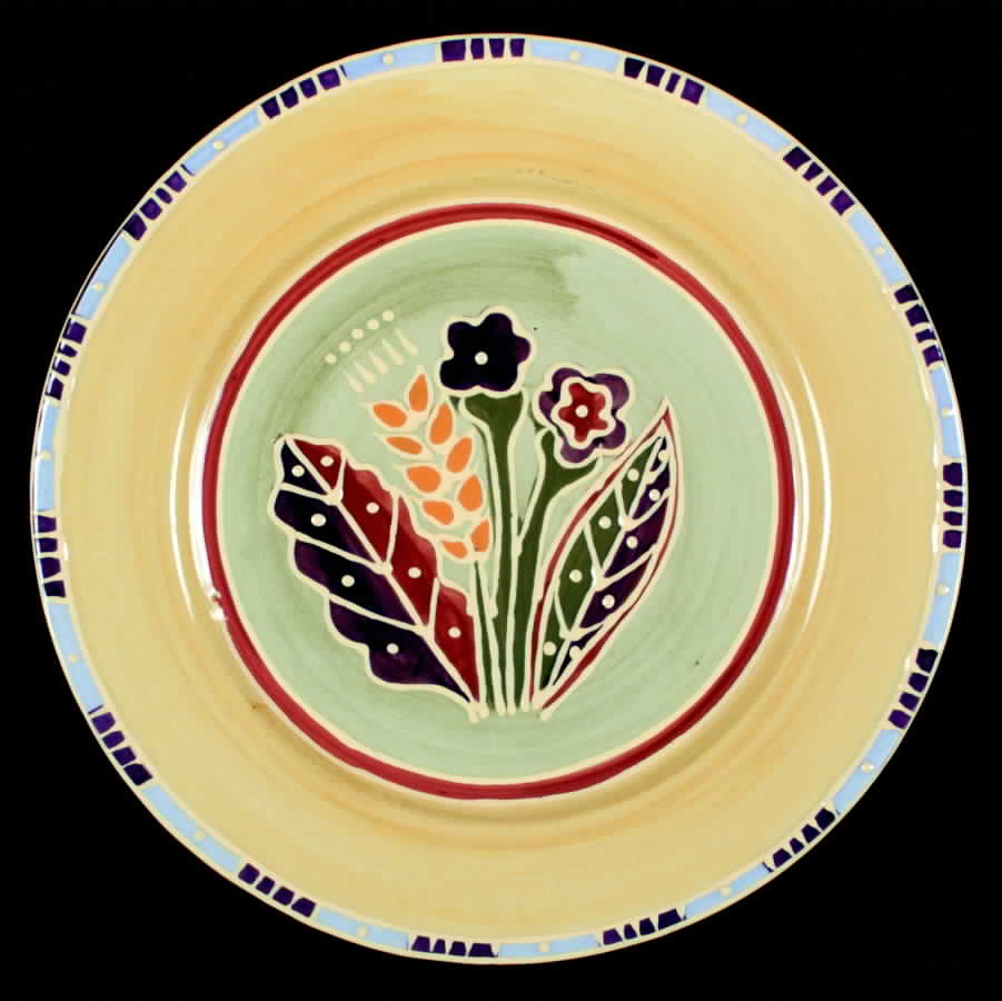 Autumn Field Salad/Dessert Plate by Block-1
