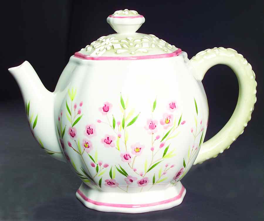 Pink Beauty Teapot & Lid by Block-1