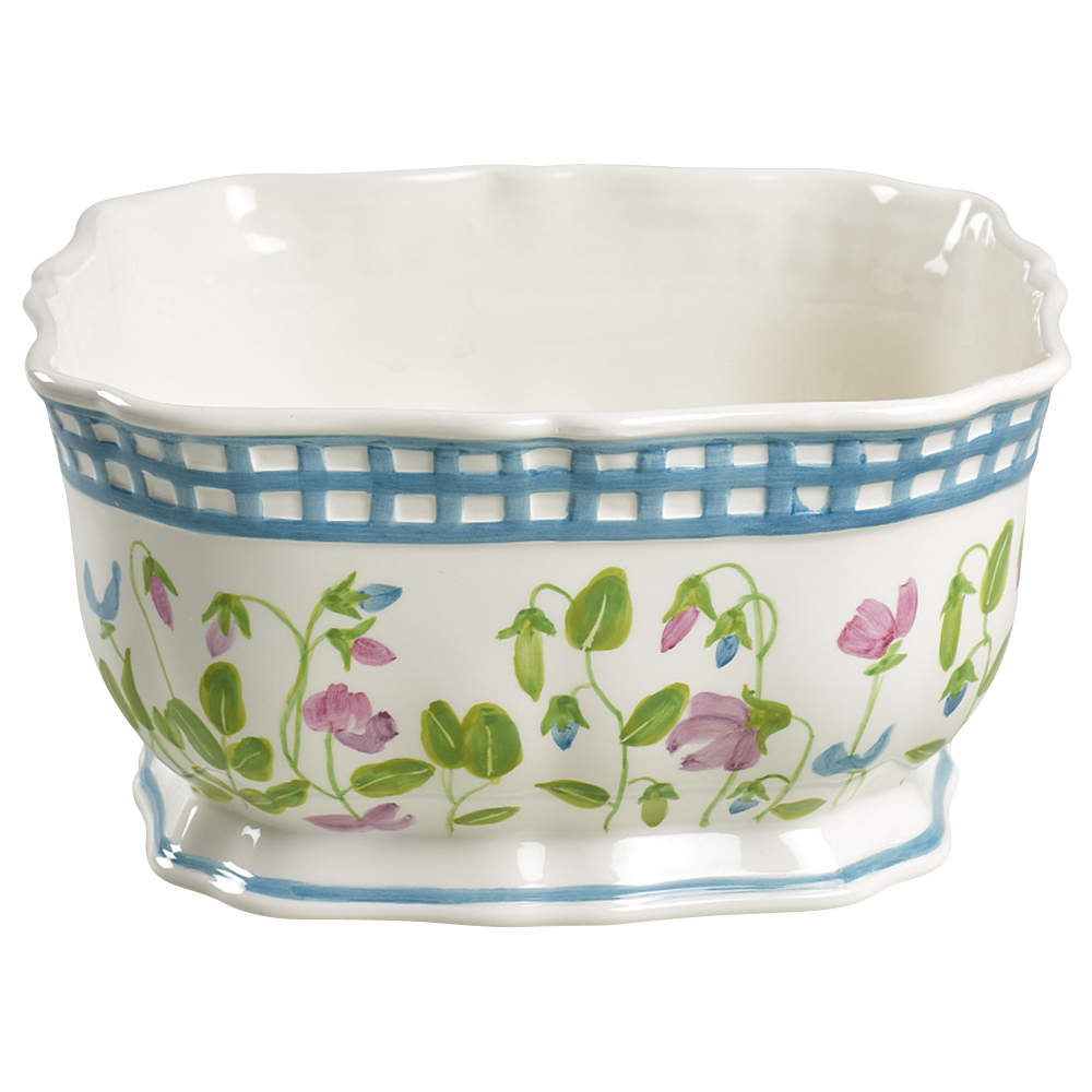 Sweet Pea 9" Square Vegetable Bowl by Block-1
