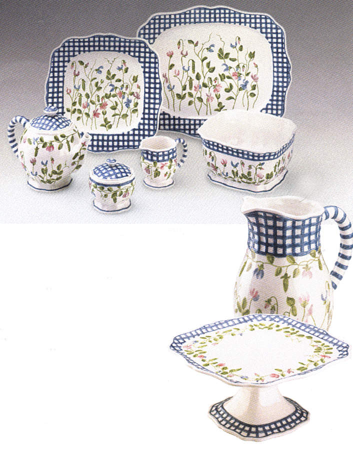 Sweet Pea Footed Cake Plate by Block-1