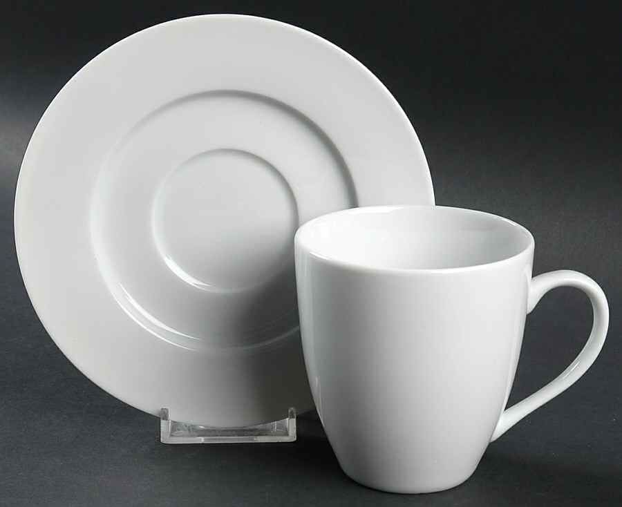 Zen Flat Cup & Saucer Set by Block-1