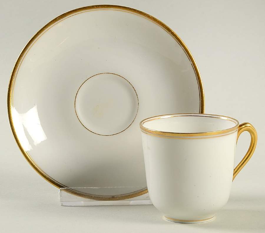 BWD300 Flat Demitasse Cup & Saucer Set by Bawo & Dotter-1
