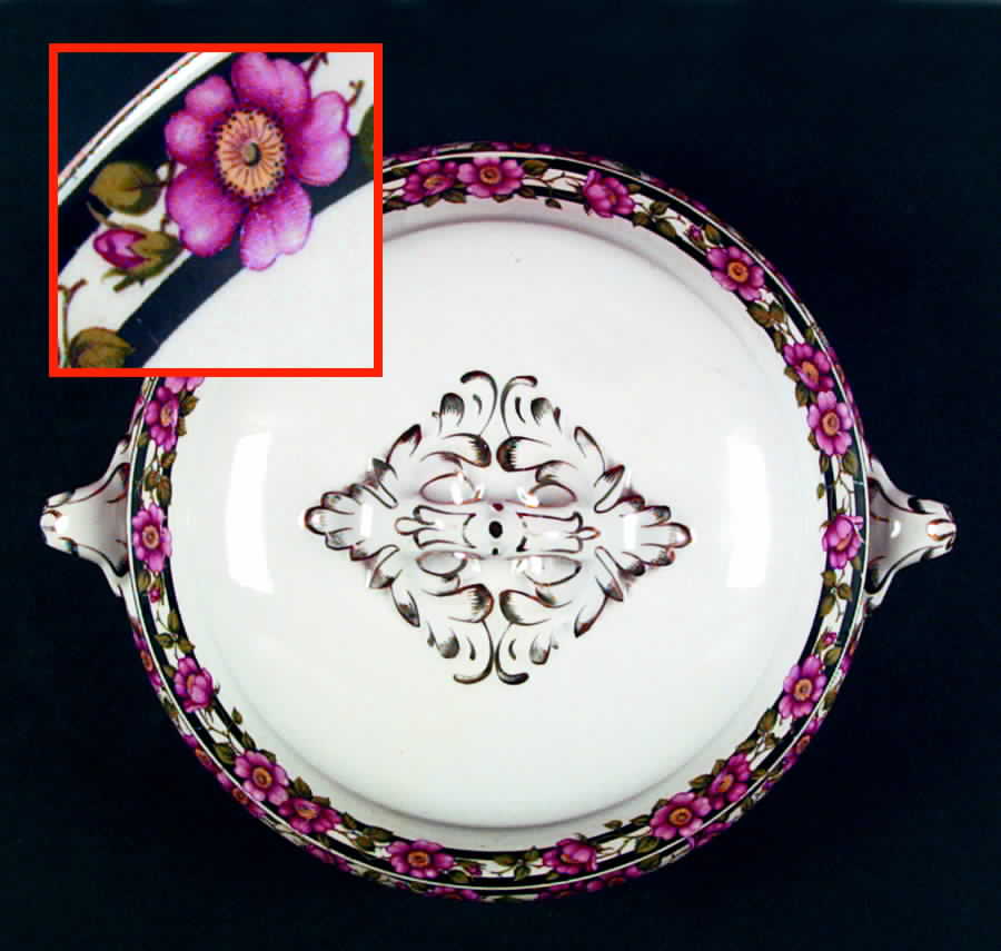 A1383 Round Covered Vegetable by Booths-1
