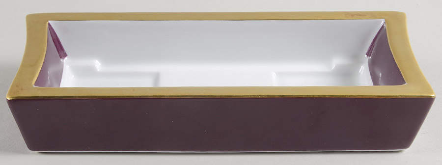 Galerie Royale Black Tulip Tray for Salt/Pepper/Mustard Set by Bernardaud-1