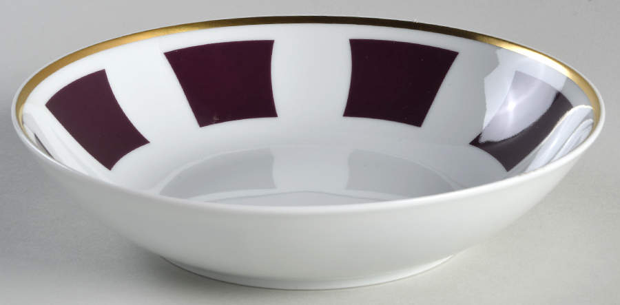 Galerie Royale Black Tulip Coupe Soup Bowl by Bernardaud-1
