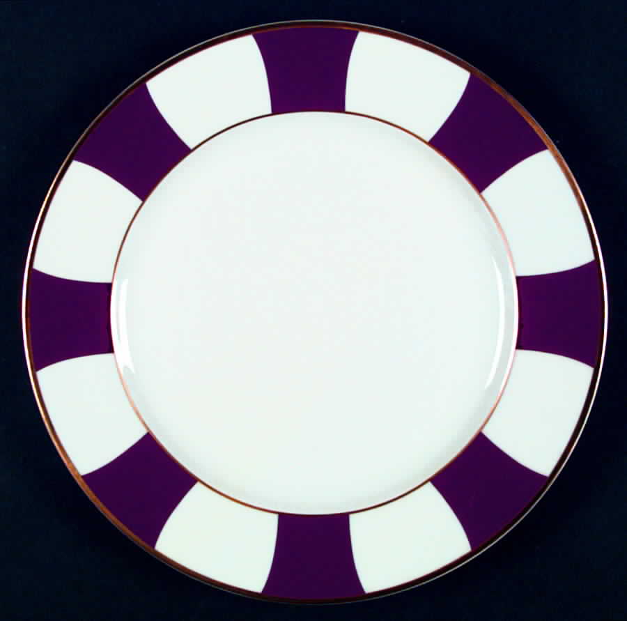 Galerie Royale Black Tulip Dinner Plate by Bernardaud-1