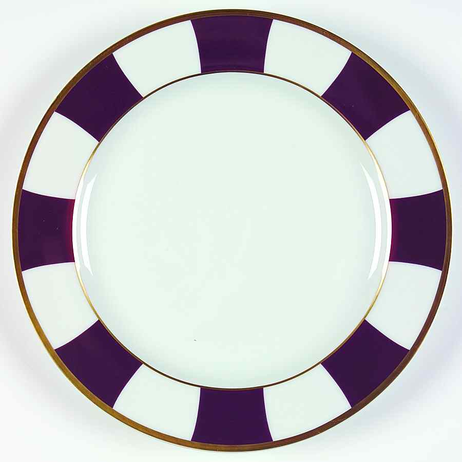 Galerie Royale Black Tulip Salad Plate by Bernardaud-1