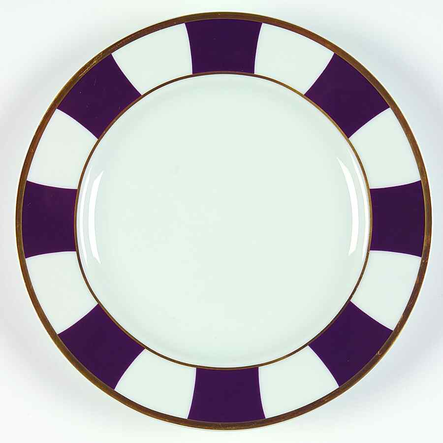 Galerie Royale Black Tulip Bread & Butter Plate by Bernardaud-1