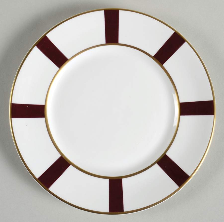 Galerie Royale Black Tulip Bread & Butter Plate by Bernardaud-1