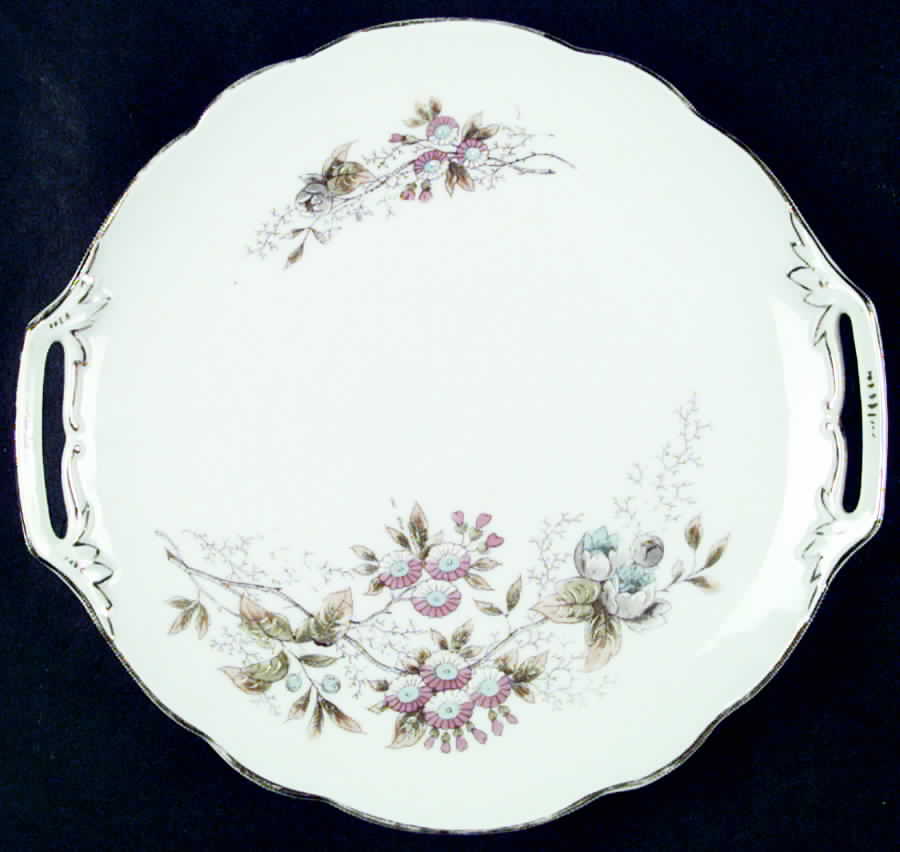 BSM4 Handled Cake Plate by B S M-1