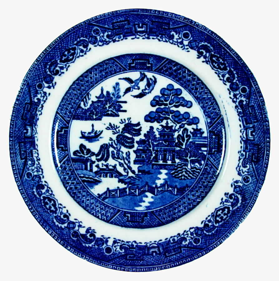 Blue Willow Luncheon Plate by Barker Bros Ltd-1