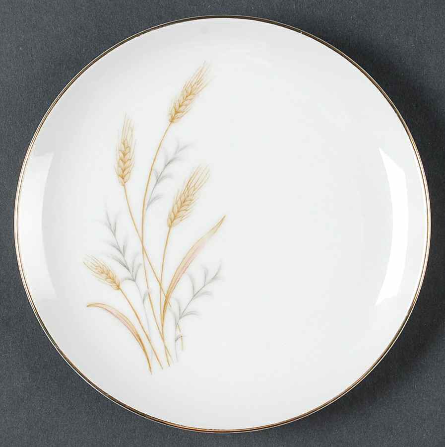 Golden Wheat Bread & Butter Plate by Fine China of Japan-1