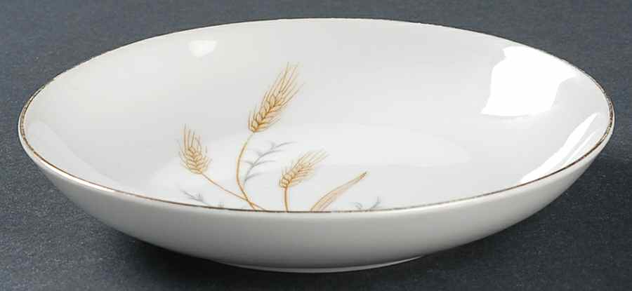 Golden Wheat Fruit/Dessert (Sauce) Bowl by Fine China of Japan-1