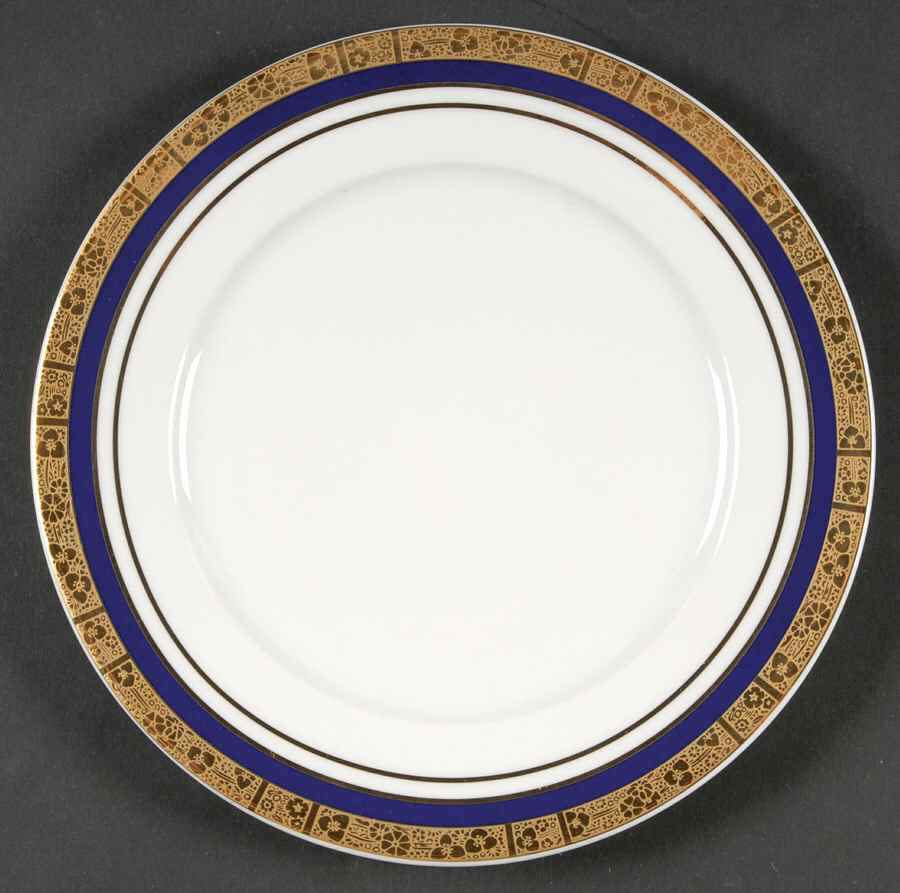 Hartford Cobalt Salad Plate by Baum Brothers-1