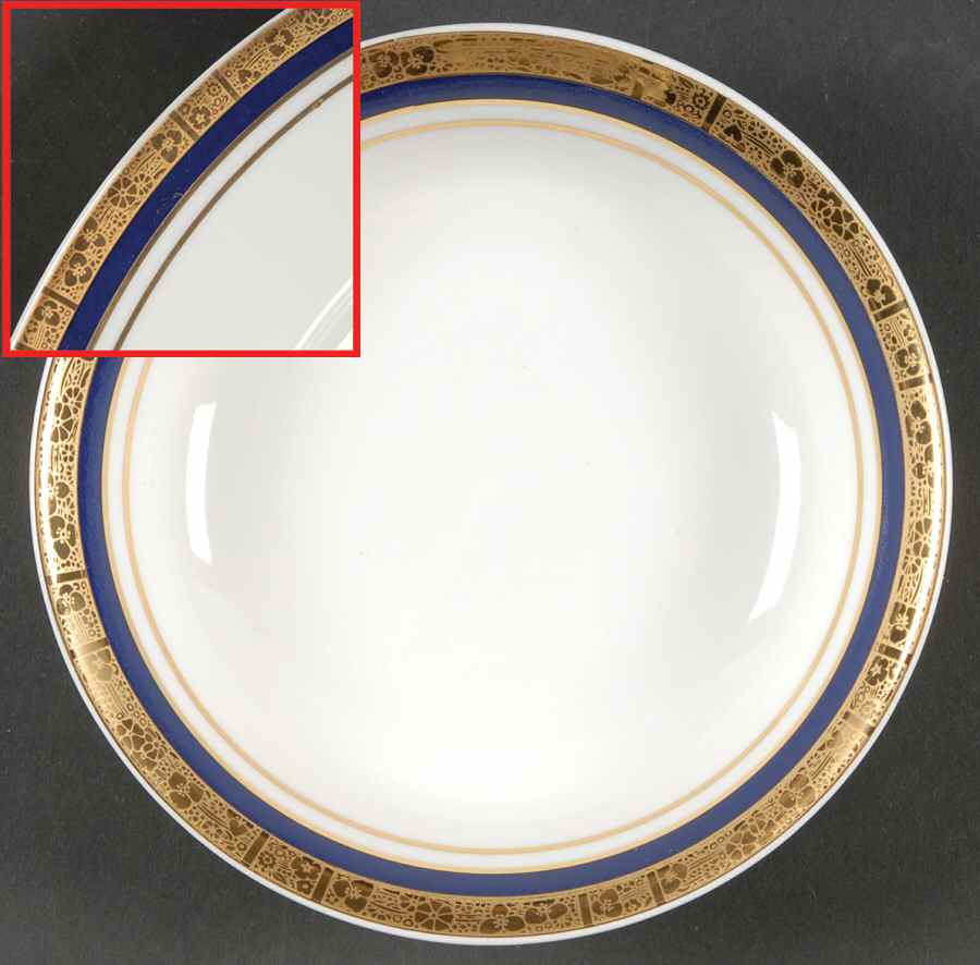 Hartford Cobalt Fruit/Dessert (Sauce) Bowl by Baum Brothers-1