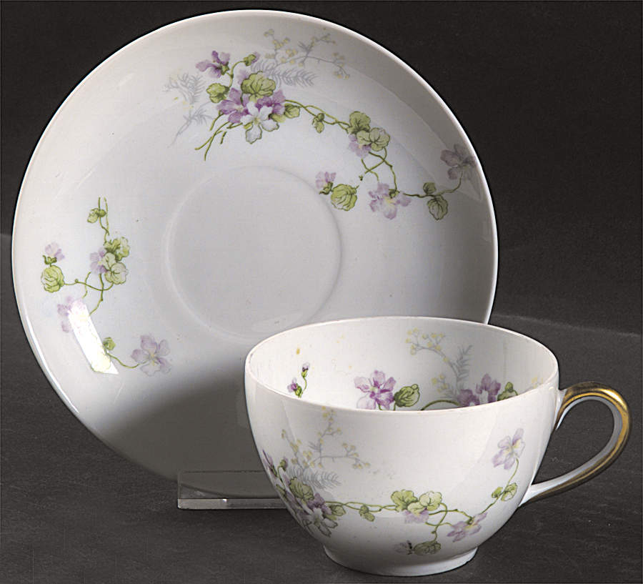 BER261 Flat Cup & Saucer Set by Bernardaud-1