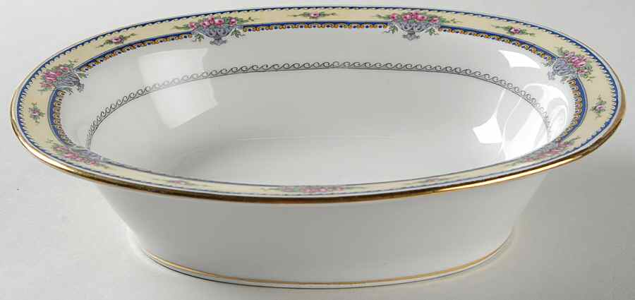 BOJ48 9" Oval Vegetable Bowl by Jean Boyer (Limoges)-1
