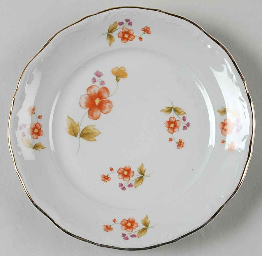 Jardinaire Bread & Butter Plate by Baum Brothers-1