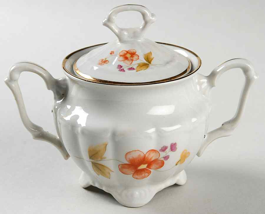 Jardinaire Sugar Bowl & Lid by Baum Brothers-1