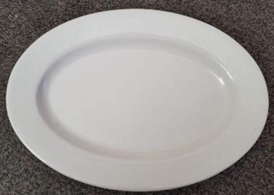 BUF75 15" Oval Serving Platter by Buffalo Pottery-1