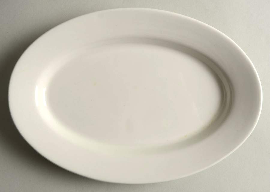 BUF75 11" Oval Serving Platter by Buffalo Pottery-1