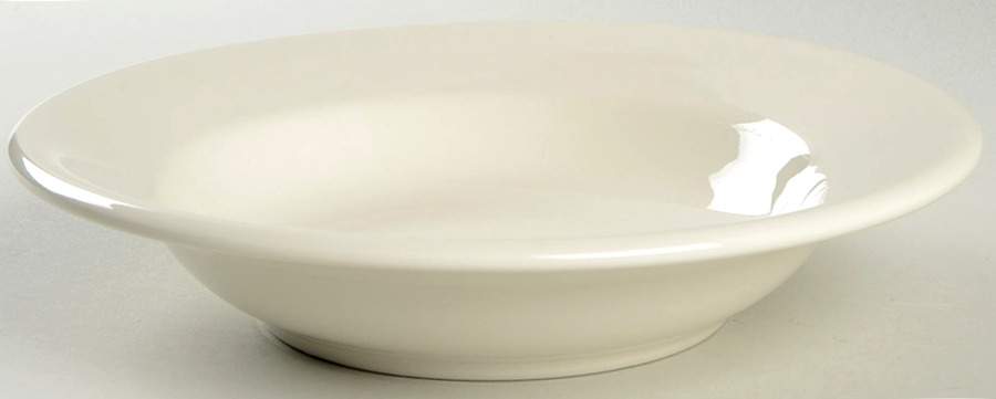 BUF75 Large Rim Soup Bowl by Buffalo Pottery-1