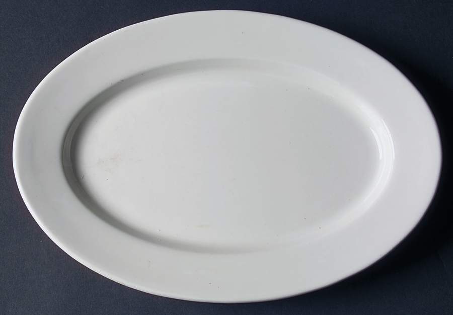 BUF75 12" Oval Serving Platter by Buffalo Pottery-1