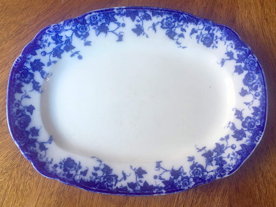 Vermont 12" Oval Serving Platter by Burgess & Leigh-1