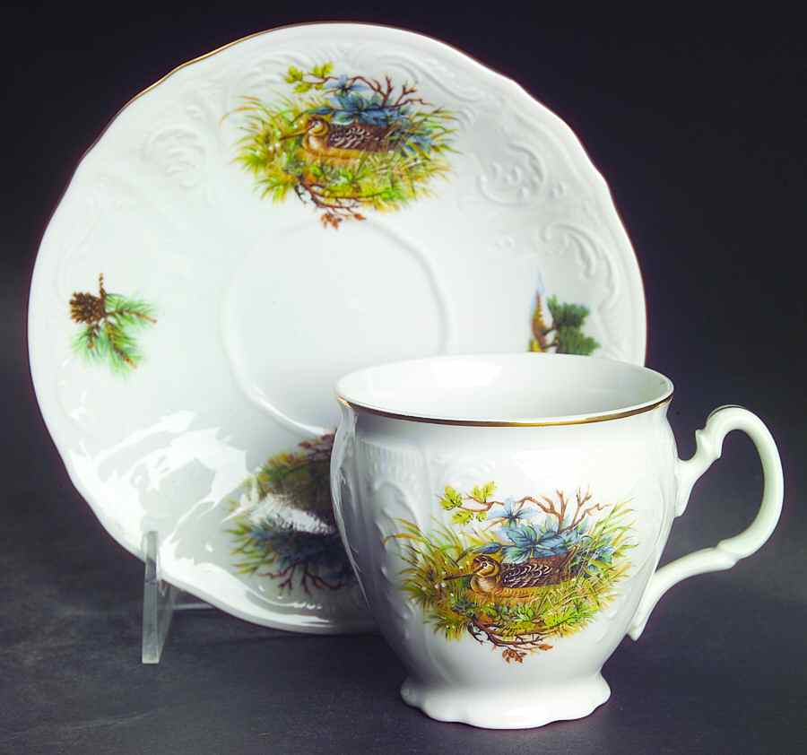 THU560 Footed Cup & Saucer Set by Thun-1