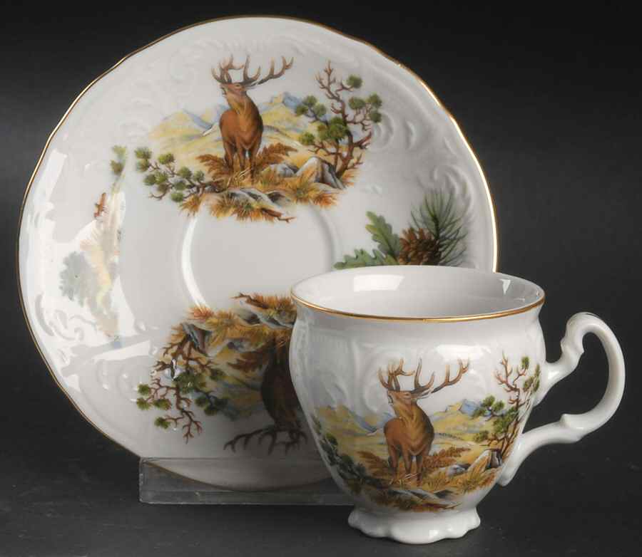 THU560 Flat Demitasse Cup & Saucer Set by Thun-1