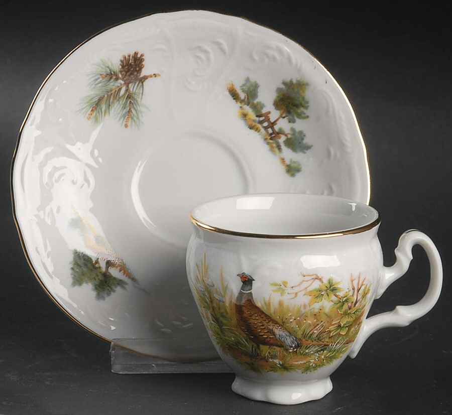 THU560 Flat Demitasse Cup & Saucer Set by Thun-1