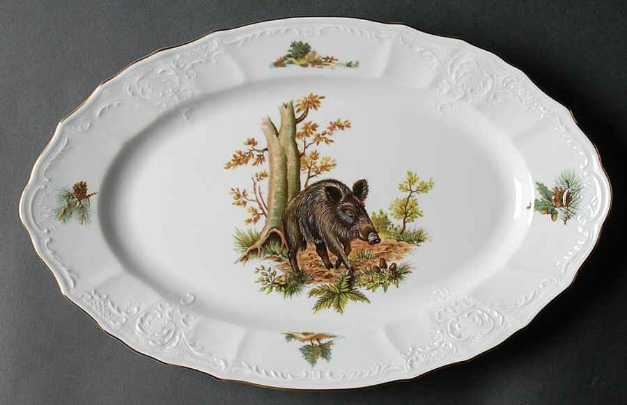 THU560 13" Oval Serving Platter by Thun-1