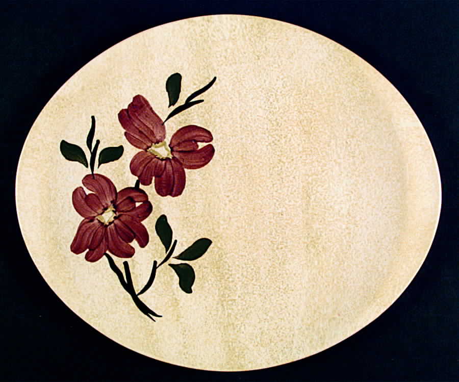 BRP83 12" Oval Serving Platter by Blue Ridge Southern Pottery-1