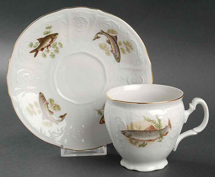 THU562 Flat Cup & Saucer Set by Thun-1