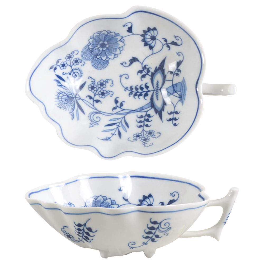 Blue Danube (New 2002 Production) Leaf Shaped Dish by Blue Danube (Japan)-1