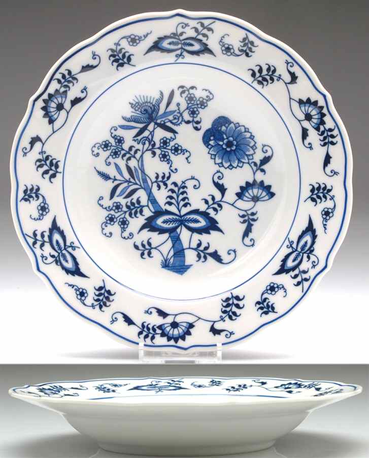 Blue Danube (New 2002 Production) Rim Soup Bowl by Blue Danube (Japan)-1