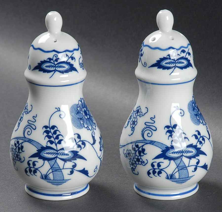 Blue Danube (New 2002 Production) Salt & Pepper Set by Blue Danube (Japan)-1