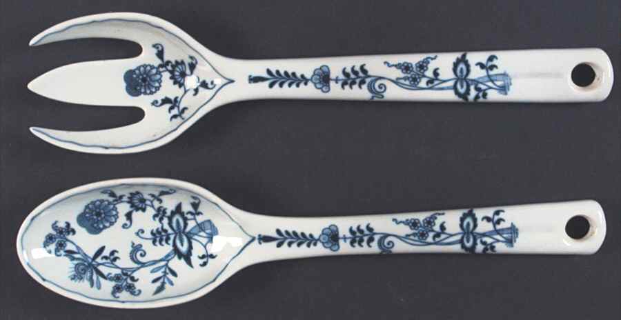 Blue Danube (New 2002 Production) 2 Piece Salad Set, Solid Piece by Blue Danube (Japan)-1