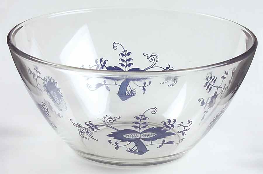 Blue Danube (New 2002 Production) Glassware Individual Salad Bowl by Blue Danube (Japan)-1
