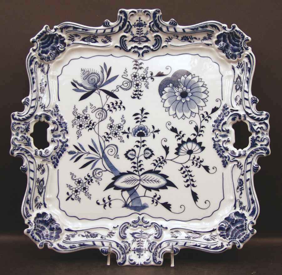 Blue Danube (New 2002 Production) 15" Square Serving Platter by Blue Danube (Japan)-1