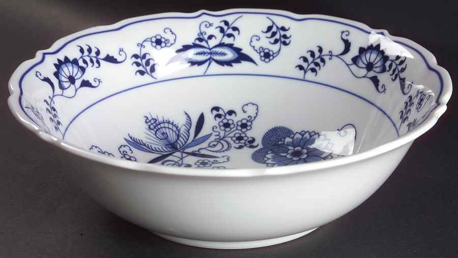 Blue Danube (New 2002 Production) 9" Salad Serving Bowl by Blue Danube (Japan)-1