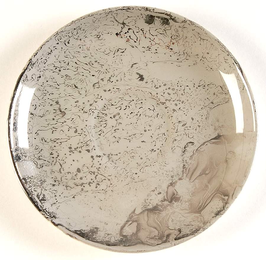 Surf Ballet (Gray & Platinum) Saucer by Sascha Brastoff-1
