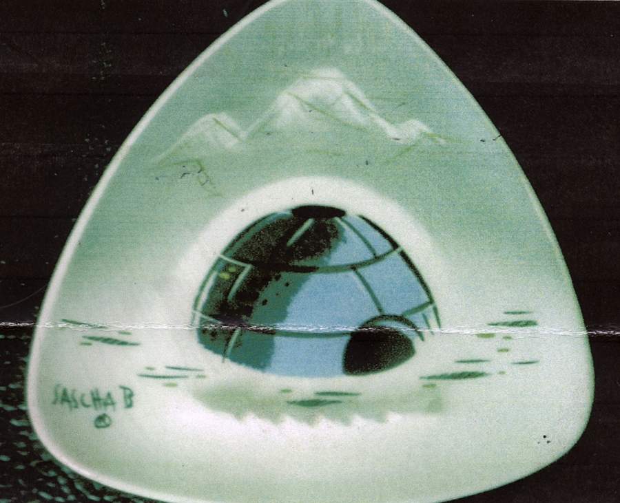 Alaska 8" Ashtray by Sascha Brastoff-1