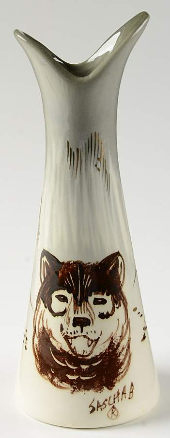 Alaska 8" Bud Vase by Sascha Brastoff-1